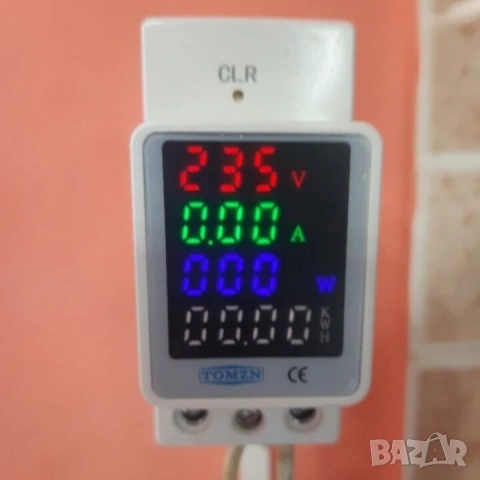 Контролен електромер TOMZN 4 в 1 за DIN рейка | 100A, снимка 5 - Друга електроника - 39871159
