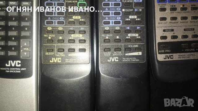 JVC  оригинални дистанционни за аудио система уредба , снимка 2 - Ресийвъри, усилватели, смесителни пултове - 44376040
