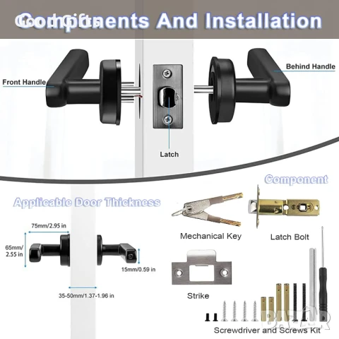 Смарт брава с пръстов отпечатък – сигурност с едно докосване, снимка 6 - Други стоки за дома - 51252314