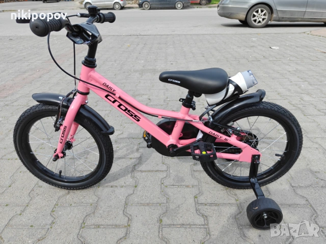 CROSS Алуминиев велосипед 16" DAISY розов, снимка 8 - Велосипеди - 53922849