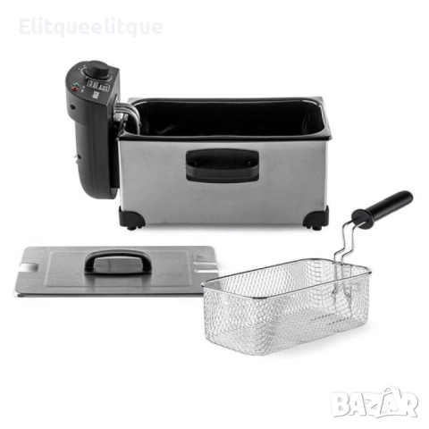 Фритюрник Muhler 3.0 Л, неръждаема стомана, снимка 7 - Фритюрници - 52337690