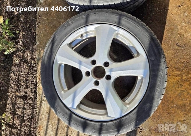 Зимни гуми с алуминиеви джанти 17ки за мерцедес, снимка 10 - Гуми и джанти - 53575996