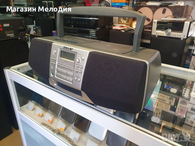 Радиокасетофон с диск SONY CFD-S28L  В отлично техническо и визуално състояние., снимка 6 - Радиокасетофони, транзистори - 46780730