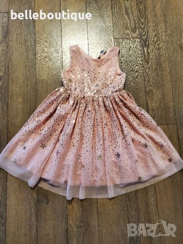 Празнична рокля с искрящи пайети 104 см., 3-4 год. , снимка 2 - Детски рокли и поли - 46461245