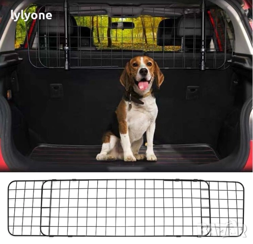  Нова Предпазна Решетка Преграда Мрежа Ограда за автомобил за куче * Метал