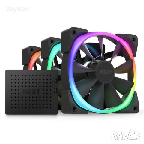 Вентилатор NZXT Aer RGB 2, черен - HF-2812C-D1, снимка 3 - Друга електроника - 46742361