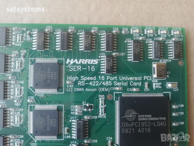 HARRIS SER-16 High Speed 16 Port Universal PCI RS-422/485 Serial Card, снимка 7 - Други - 46461246