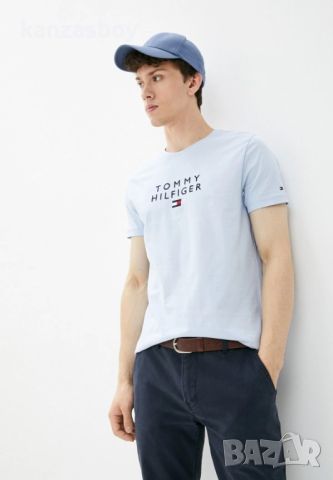 Tommy Hilfiger - страхотна мъжка тениска С, снимка 1 - Тениски - 46434189