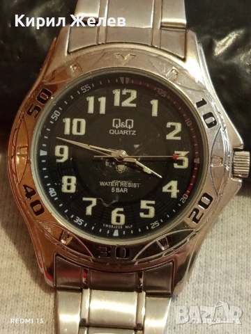 Модерен мъжки часовник Q/Q QUARTZ стил и елегантност 51827, снимка 2 - Мъжки - 53482005