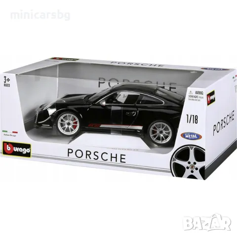 1:18 Метални колички: Porsche 911 GT3 RS 4 - Bburago Diamond, снимка 1 - Колекции - 48437809