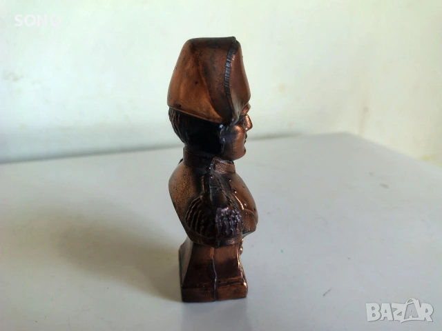 Бронзов Бюст На Наполеон I Ватерло, снимка 5 - Антикварни и старинни предмети - 54067121