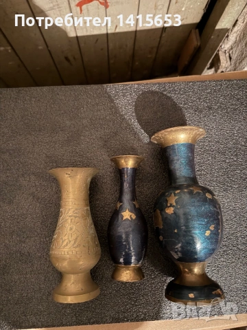 Продавам бронзови вази, снимка 3 - Антикварни и старинни предмети - 53288324