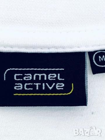 Бяла тениска CAMEL ACTIVE Германия, снимка 5 - Тениски - 45929081