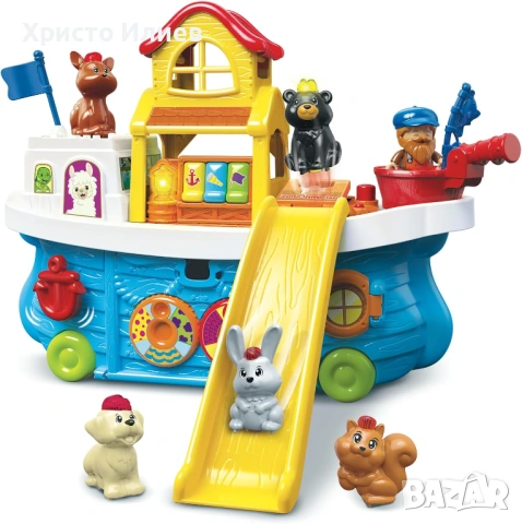 Vtech Комплект Лодка с фигури на животни със звук и светлина, снимка 6 - Други - 53151826