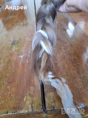 Стара плитка естествена коса #19, снимка 6 - Други ценни предмети - 51074992