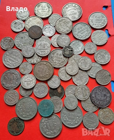 Лот стари български кнажески и царски монети 