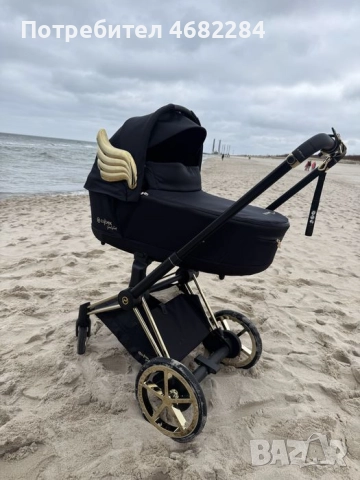 Бебешка количка Cybex e-Priam 4 Jeremy Scott Wings