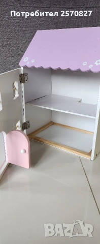 Дървена къщичка с мебели, снимка 2 - Други - 53172094