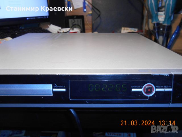 Philips DVD recorder DVDR3480, снимка 2 - Плейъри, домашно кино, прожектори - 45150175