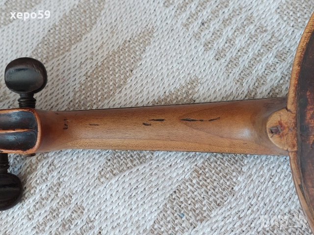 Стара немска цигулка, 1843 година, 1 000 €, снимка 14 - Струнни инструменти - 52537840