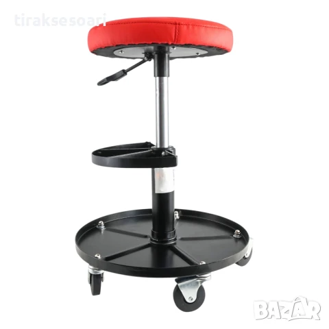 Автомонтьорски стол с амортисьор + поставка за инструменти STAHLMAYER, снимка 4 - Други инструменти - 51049190