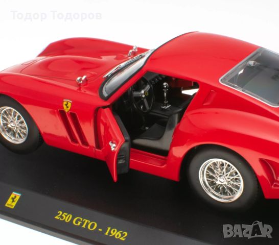 Колекционерски модел Ferrari - 250 GTO / 1962, снимка 7 - Колекции - 46540451