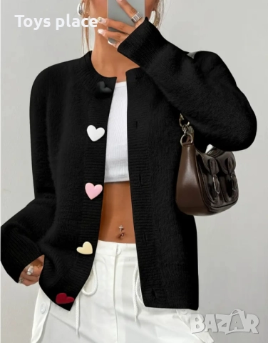 Нова XL мека жилетка с интересни копчета, снимка 3 - Жилетки - 52386143