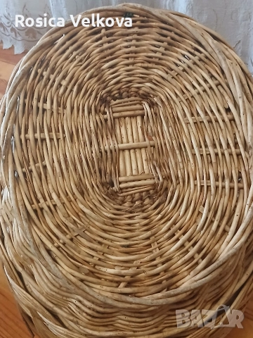 Голяма ръчно плетена кошница , снимка 7 - Декорация за дома - 53868830