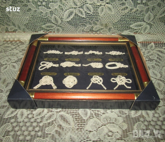 Декорация за стена, картина с морски възли, немска, нова, снимка 3 - Декорация за дома - 53748534