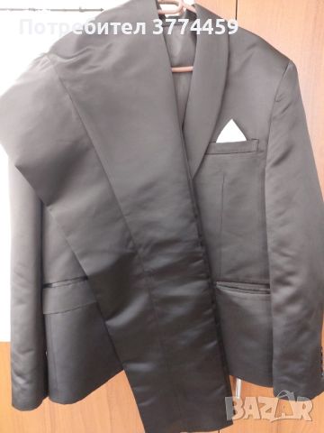Абитуриентски черен костюм Размер Л, снимка 5 - Костюми - 45540902