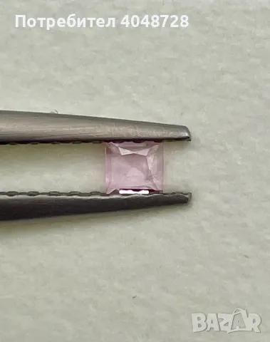 Естествен Падпарадша сапфир 0.13ct. - Мадагаскар, снимка 1 - Други - 47327239