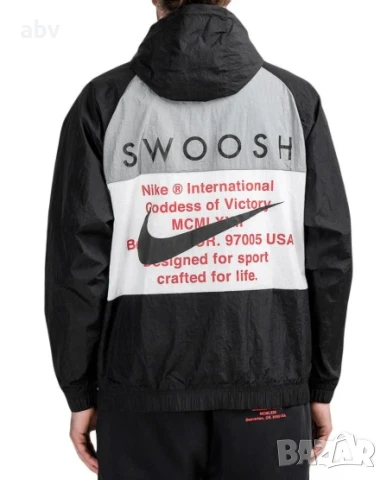 Яке Ветровка Найк Nike Swoosh размер ХЛ XL, снимка 3 - Якета - 51310167