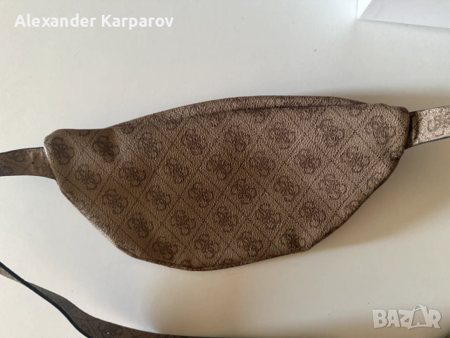 GUESS Monogram Belt Bag / Waist Bag-Чисто нова, носена 1 път, снимка 2 - Чанти - 53638516