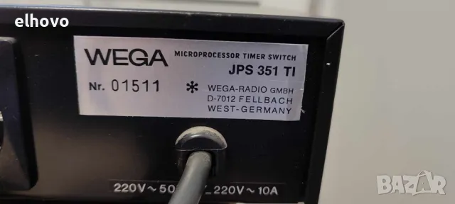 Microprocessor Wega JPS 351 TI, снимка 5 - Ресийвъри, усилватели, смесителни пултове - 48414195