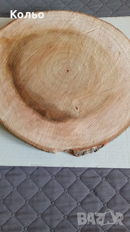 Дървена шайба за декорация, снимка 2 - Декорация за дома - 52164709