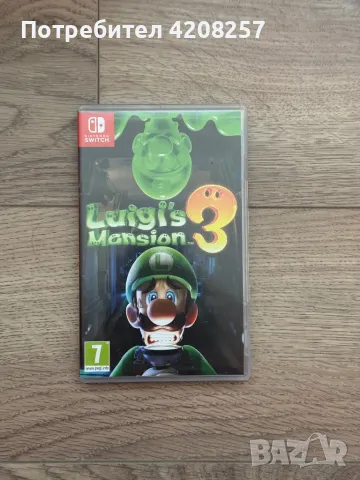 Игра за нинтендо luigis mansion 3, снимка 1 - Игри за Nintendo - 46977234