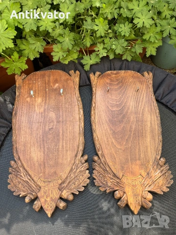 Дърворезбовани поставки за елен, снимка 8 - Декорация за дома - 54238979