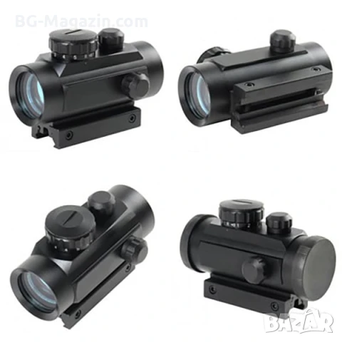 Тактически бързомер 1х30 прицел мерник с двойна шина за въздушна пушка лов еърсофт оръжие компактен, снимка 9 - Оборудване и аксесоари за оръжия - 51051475