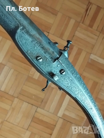 Стара кремъчна пушка, снимка 13 - Антикварни и старинни предмети - 51958273