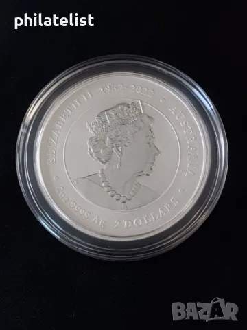 Австралия 2024 – 2 долара - Година на Дракона , 2 OZ – Сребърна монета, снимка 4 - Нумизматика и бонистика - 48434497