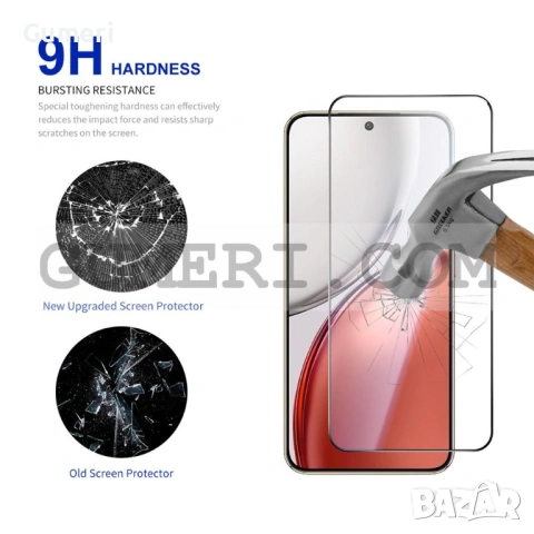 Протектор за Целия Екран Full Glue за Huawei Honor Magic8 Lite, снимка 3 - Фолия, протектори - 33410674