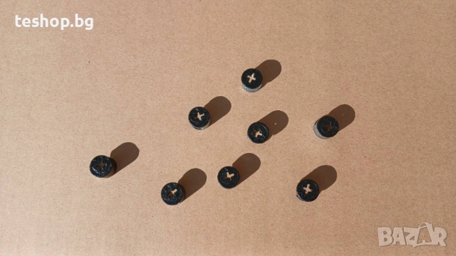 Черна стойка за монитор с отделение Relaxdays немско производство, снимка 5 - Бюра - 53790720