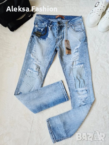 Дамски дънки , снимка 6 - Дънки - 43324128