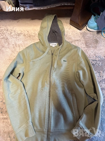 Lacoste горнище зелено S 