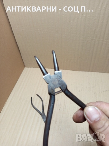 Комплект Соц Стари Зегер Клещи. , снимка 4 - Антикварни и старинни предмети - 52696850