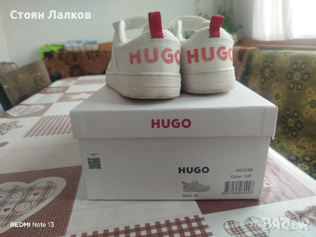 Детски кецове на Hugo boss , снимка 3 - Детски маратонки - 54244778