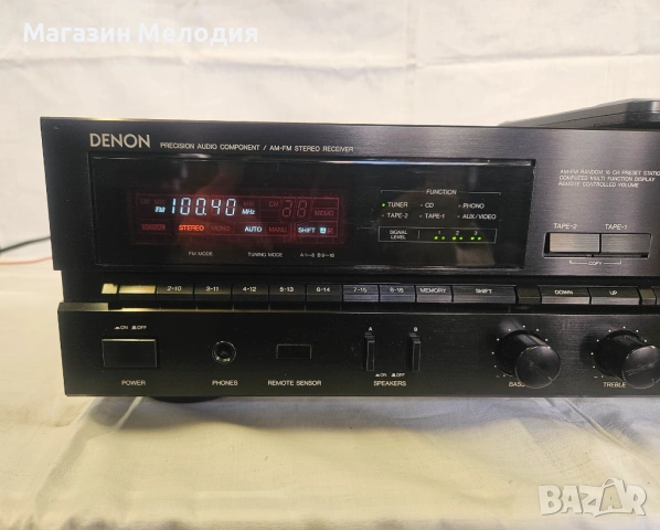 Стерео ресивър Denon DRA-425 – Отлично състояние + Оригинално дистанционно, снимка 4 - Ресийвъри, усилватели, смесителни пултове - 50201586