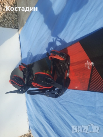 сноуборд NIDECKER SCORE 160см.  с автомати, снимка 5 - Зимни спортове - 52754741