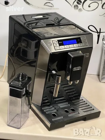 Кафемашина кафе автомат delonghı ELETTA cappuccino Top с гаранция, снимка 2 - Кафемашини - 49656845