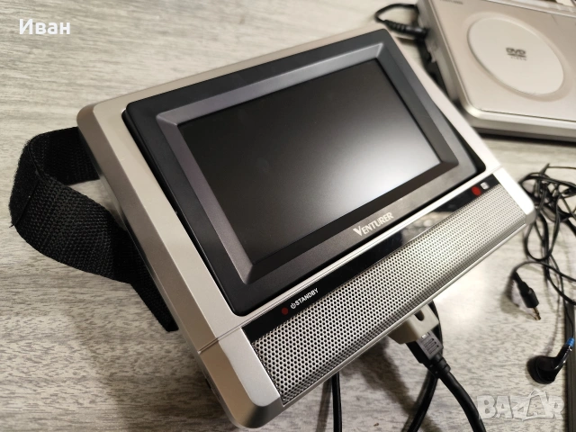 DVD за автомобил Venturer PVS 1961, 7" екран, 2 монитора с 1 кабел и чанта